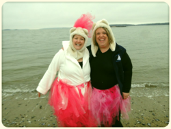 My friend Janine plunged last year and this year will plunge as one of my "bridesmaids."