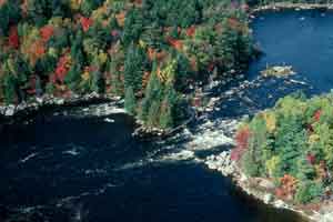 The West Branch of the Penobscot River was protected from the Big "A" dam.