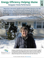 Evergreen Home Performance, Rockland, and Camden homeowner