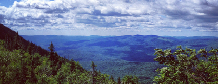 Photo: View from Tumbledown Mountain, by Ashley Jensen 