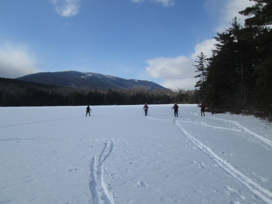 skiers Travelers mountains