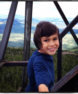 Martin on fire tower