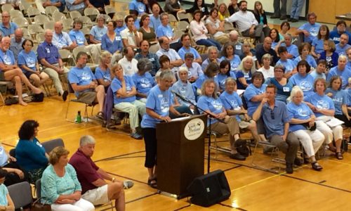 Lisa speaking at final vote of South Portland City Council