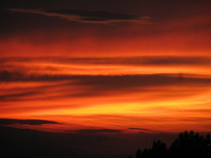 sunset Mt Washington from Casco by Larry Dyer