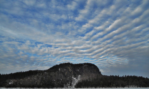 Mackerel sky over Kineo