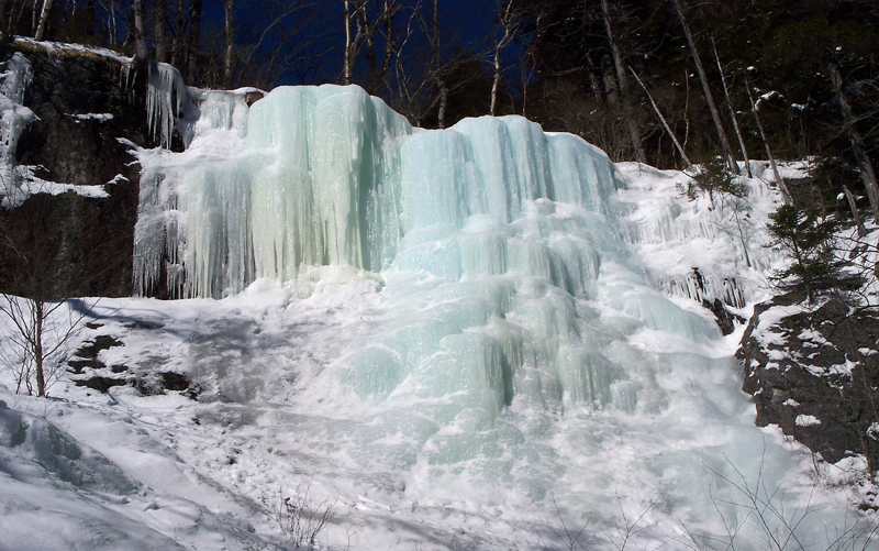 Old Speck falls in Grafton Notch