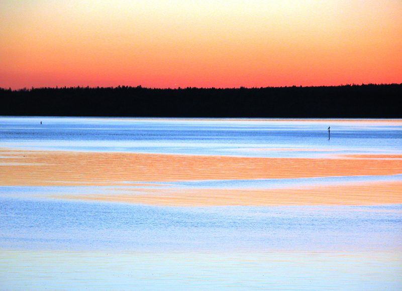  ice fishing on Silver Lake in Bucksport by Richard Jagels