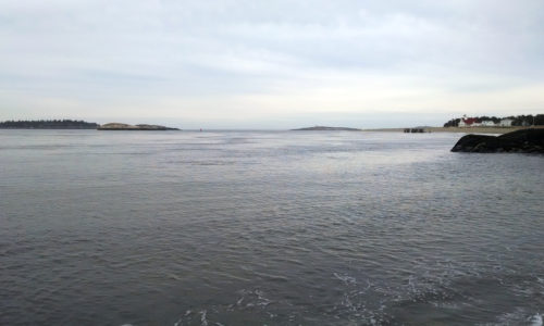 Popham Beach near the fort