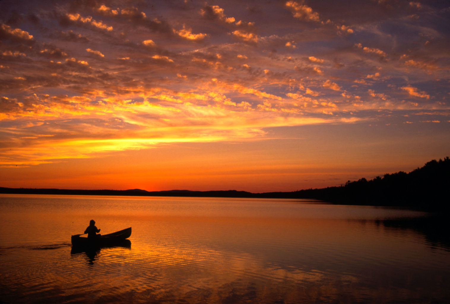 Chesuncook sunset Gero Island by Jym St. Pierre