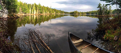 Ireland Pond on Scraggly Lake Public Reserved Land by Ryan Burton