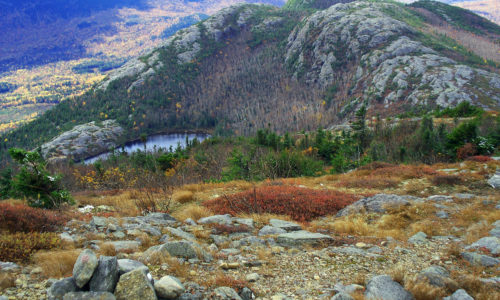 Tumbledown Mountain Pond by Linda Woods public reserved land