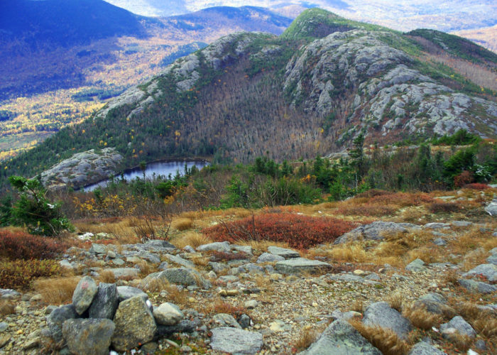 Tumbledown Mountain Pond by Linda Woods public reserved land