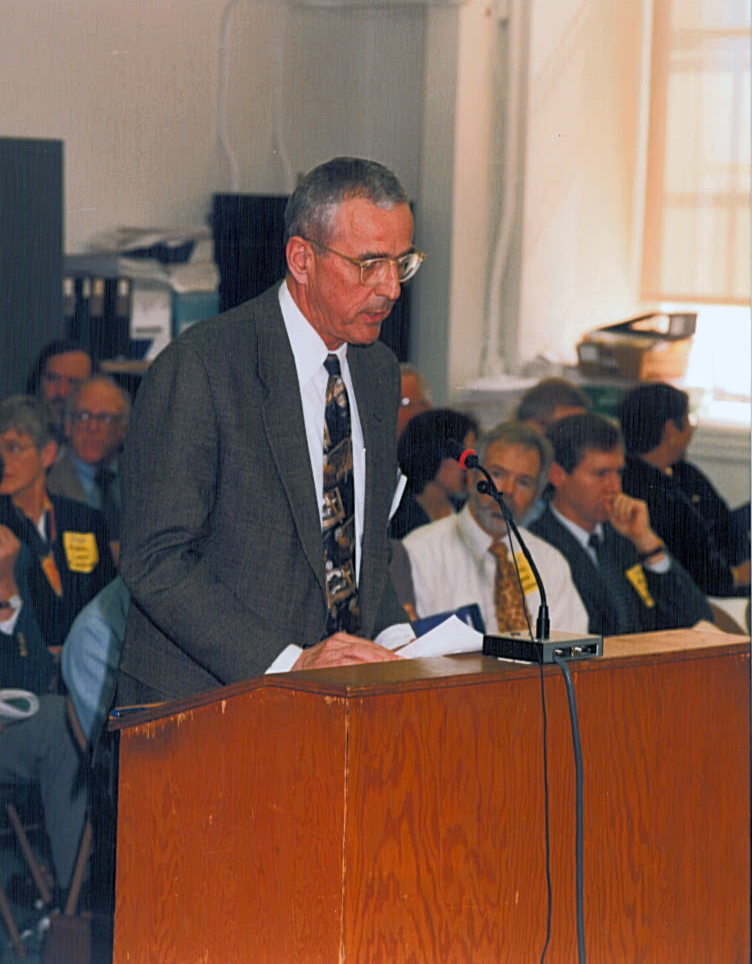 Leon Gorman at 1999 land bond hearing