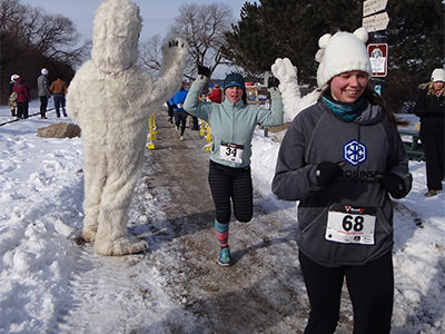 Emily O'Donnell at 2013 Polar Plunge