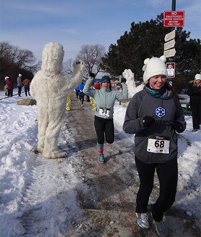 Emily O'Donnell at 2013 Polar Plunge