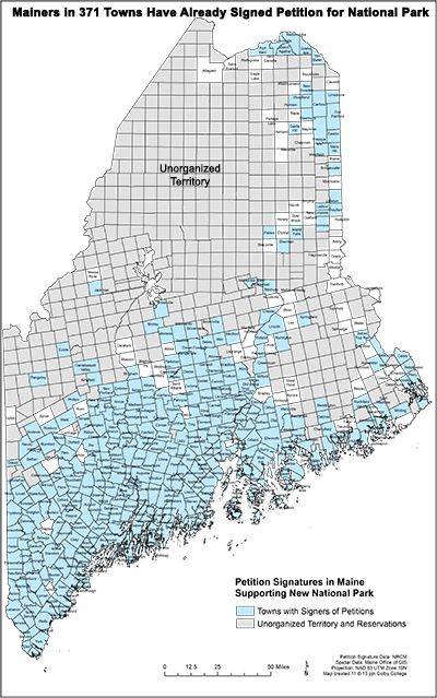 Widespread Support in Maine, Across U.S. for New National Park