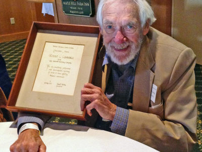 Bob Cummings at NRCM's 2015 Conservation Leadership Awards