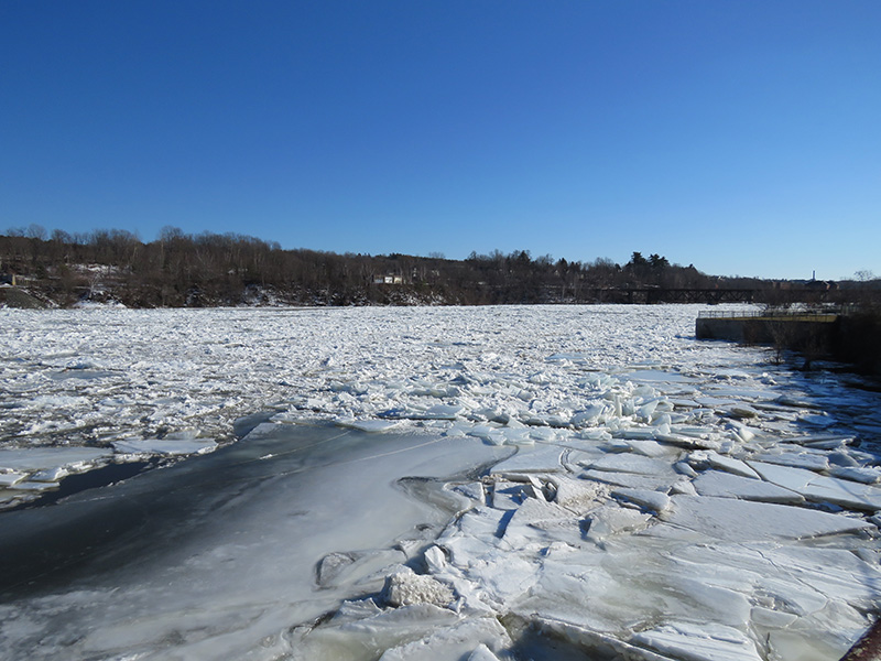 Kennebec ice jam