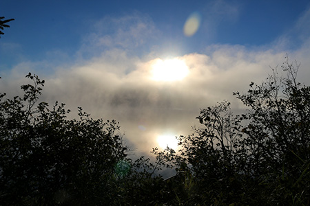 View of Third Lake at Dawn