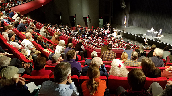 crowd at national monument meeting