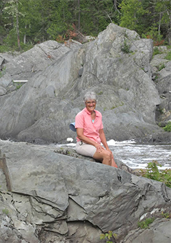 Lisa on Allagash