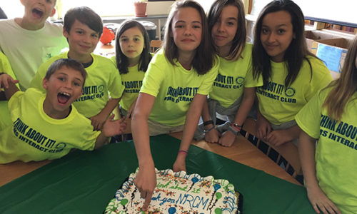 Freeport Interact Club thanks NRCM with cake