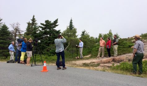 Clean Power Plan press conference at Acadia