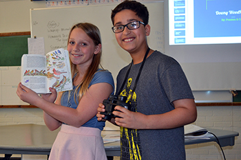 Windham middle schoolers learn about birds