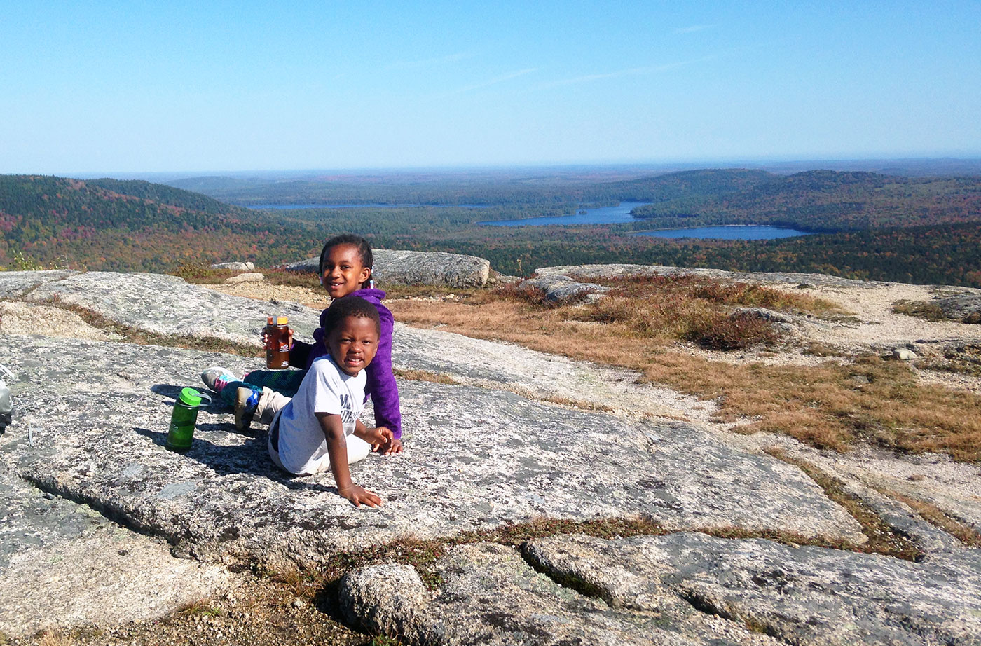 hiking on Donnell Pond PRL