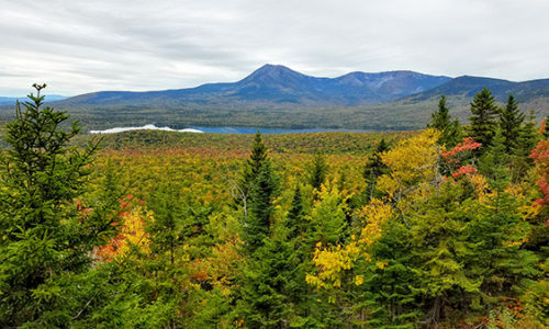 Katahdin Woods and Waters view from Barnard Mountain