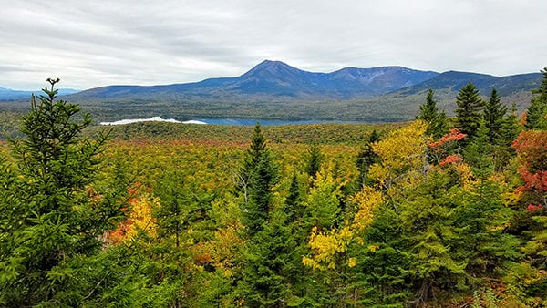 Katahdin Woods and Waters view from Barnard Mountain
