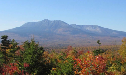 Our view of Katahdin. Photo by Annie Winchester