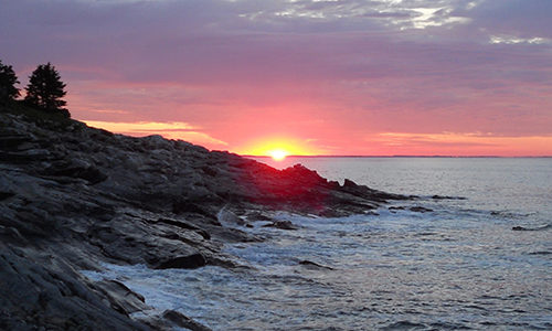 Pemaquid sunrise by Wendy Weiger