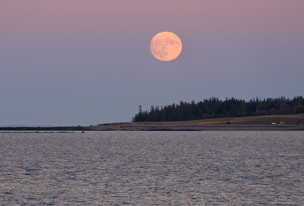 super moon Tenants Harbor