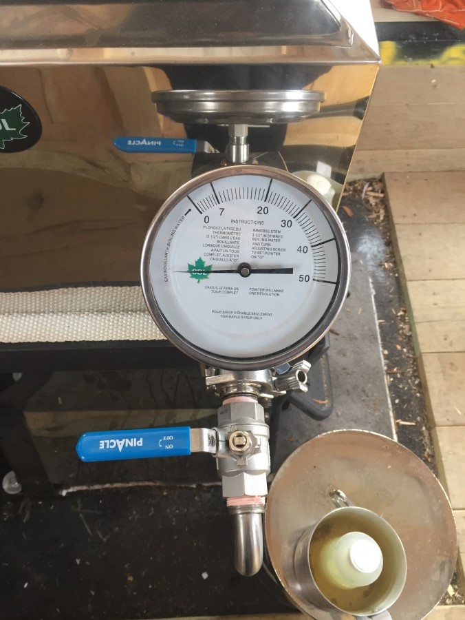 gauges on syrup equipment