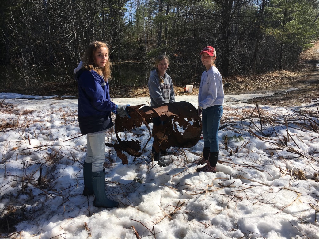 Gorham Middle School students tackle invasive species