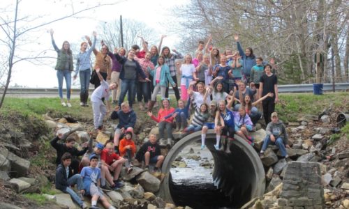 St. George students celebrate returning alewives