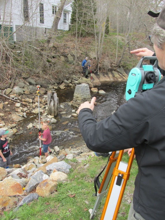 students surveying