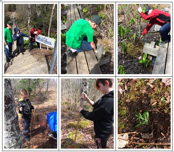 collage of Deer Isle-Stonington science students