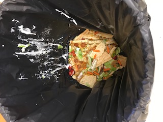 food waste at Sebago Elementary
