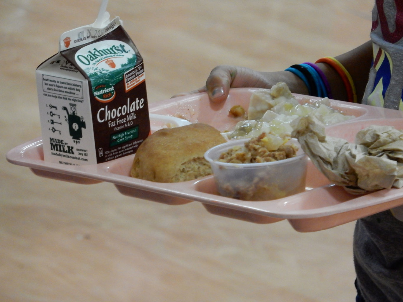 school lunch tray