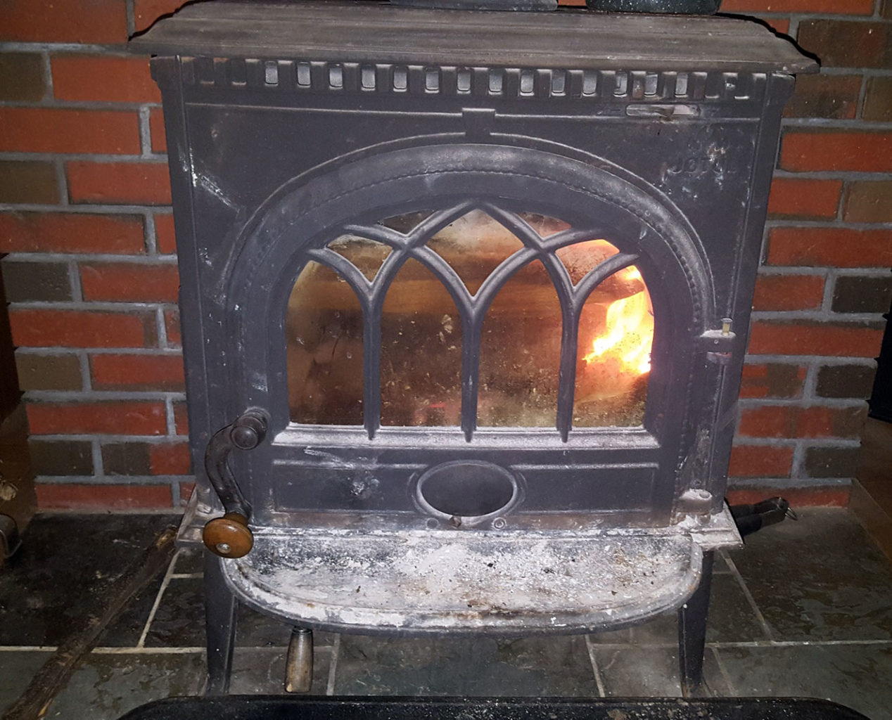 wood stove