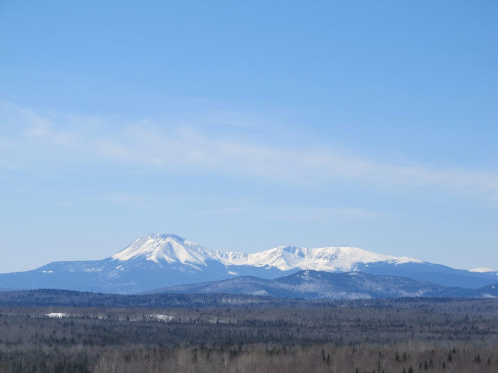 View of Katahdin from Patten