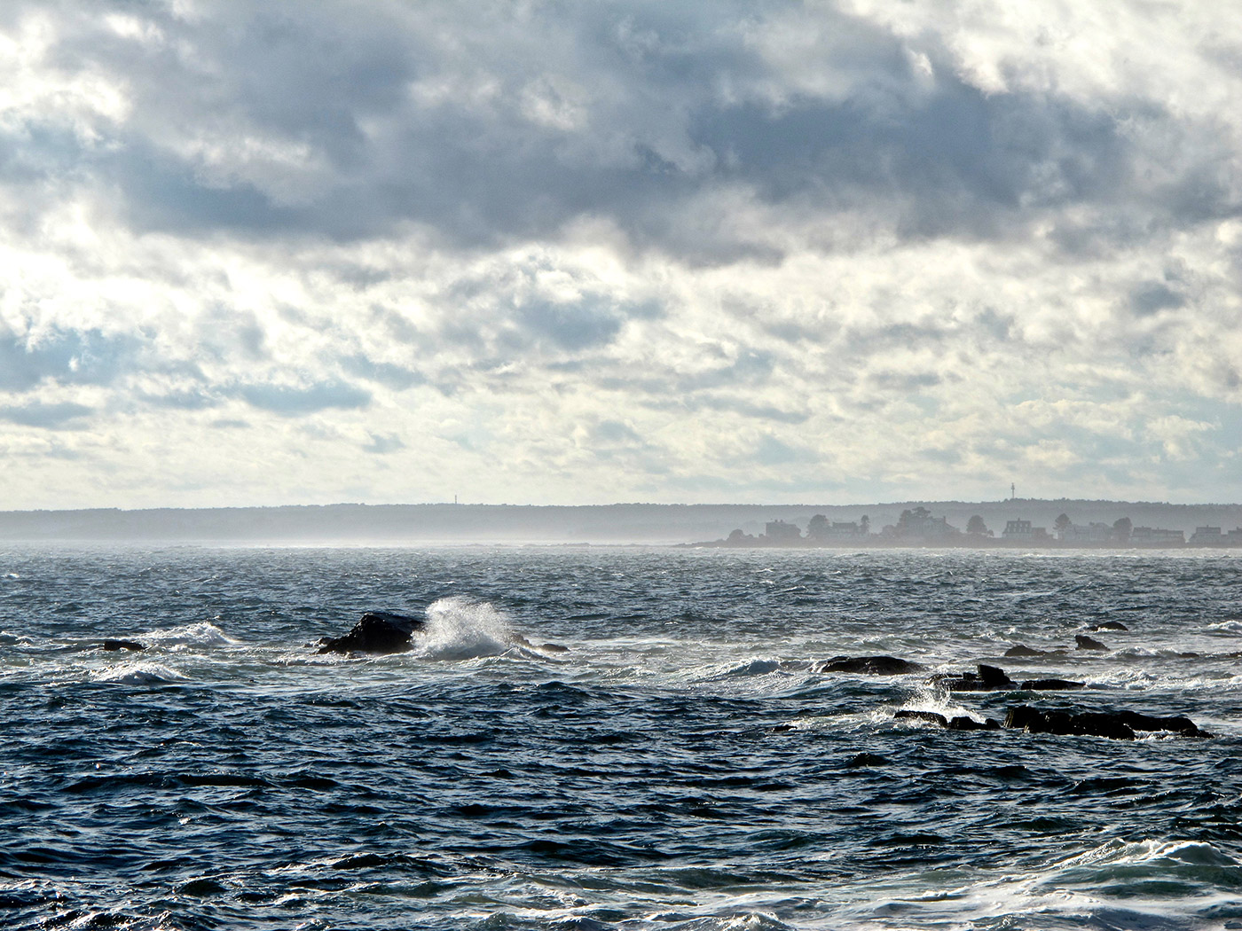 Lord's Point in the morning mist, Kennebunkport