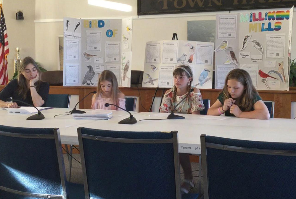Loranger students present at Conservation Commission meeting