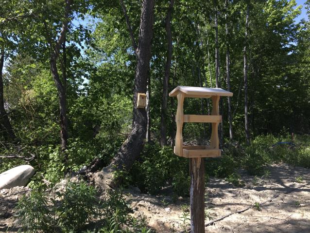 Athens students' birdhouse