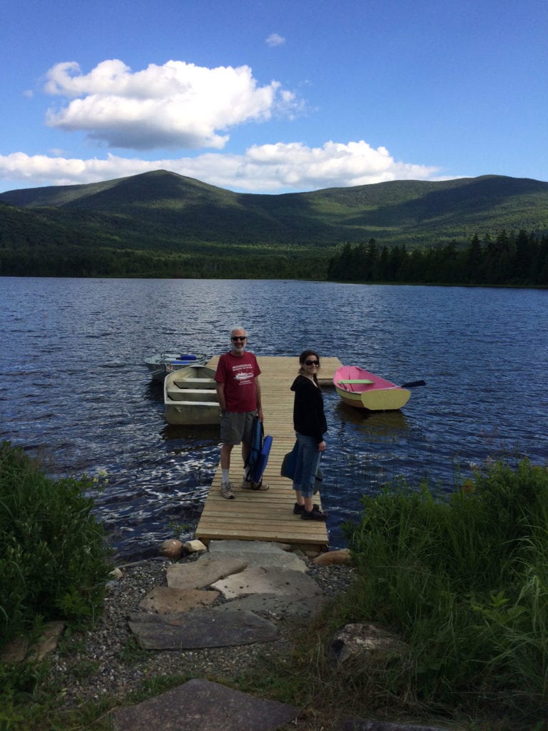 Walter-Mudgan-and-Elana-at-West-Branch-Pond-Camps-Moosehead-by-Vivienne-Lenk Walter Mudgan and Elana
