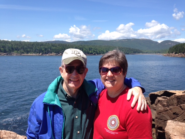 Ellen and Jack Jackson, Otter Cliffs, Acadia