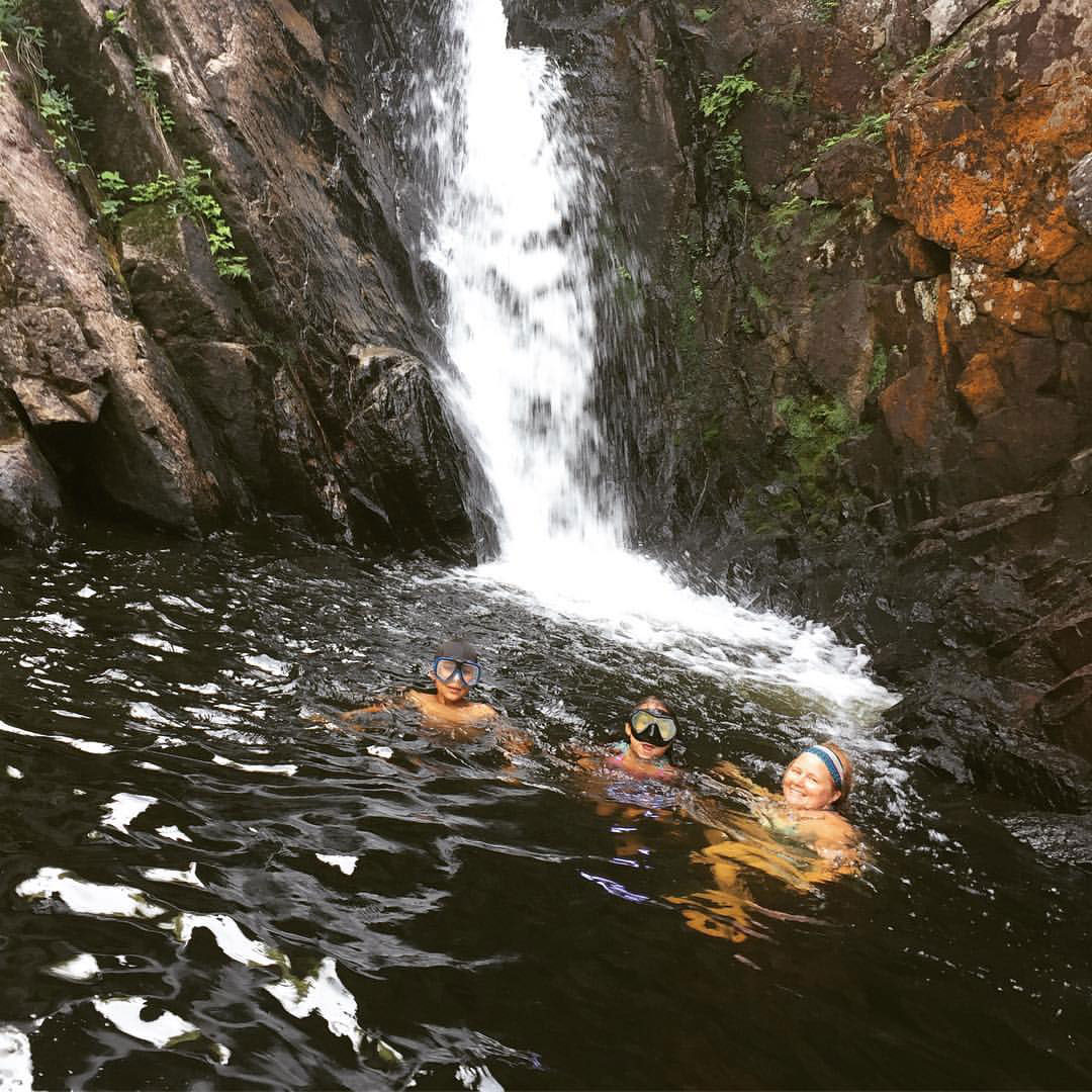 Tumbledown Dick Falls on Nahmakanta Public Reserved Lands