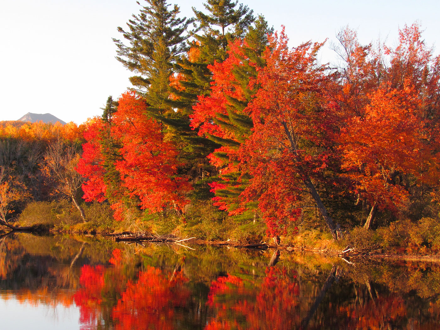 West Branch of the Penobscot River, taken from Abol Bridge, Maine